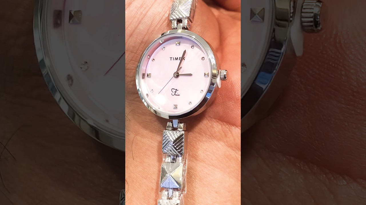 TIMEX Fria Women Mother Of Pearl Pink Round Dial Analog Watch 