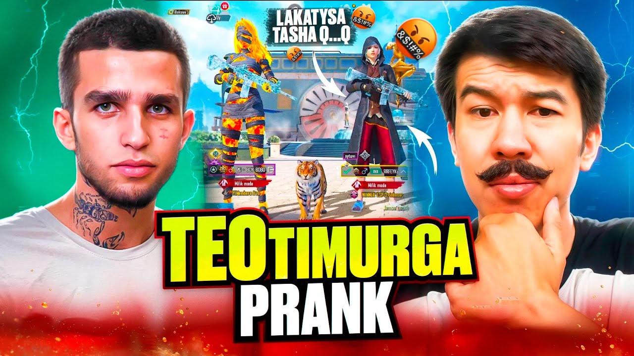 👑TEO TIMURGA🥶STRIMDA PRANK🤣JEKI NEGA SO’KDI😡