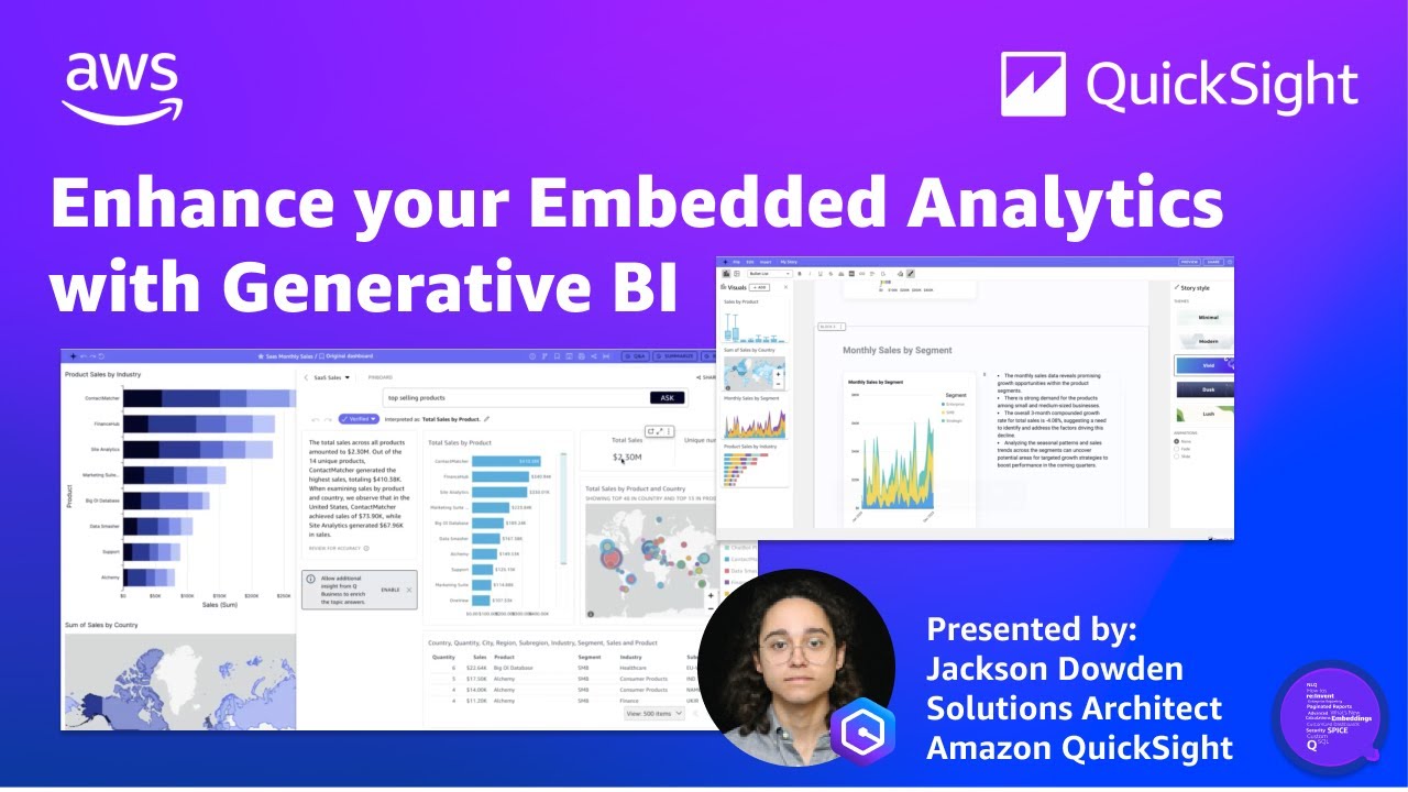 Enhance your Embedded Analytics with Generative BI using Amazon Q in QuickSight