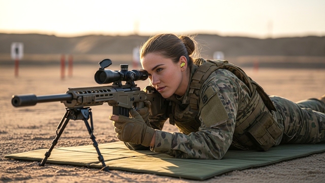 Żołnierze Sił Specjalnych sprawdzili Nowicjuszkę... A ona trafiła w cel z 2800m