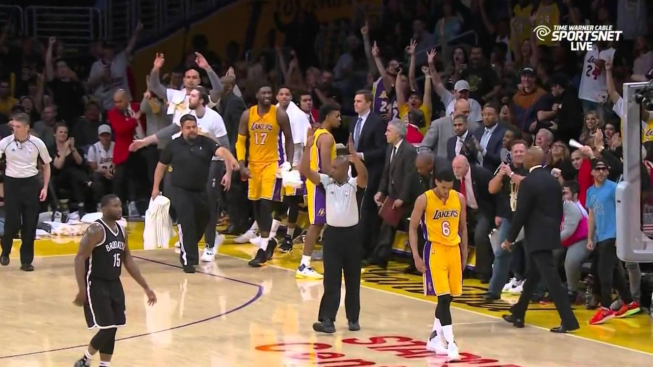 Nets vs. Lakers - Team Highlights, March 1, 2016