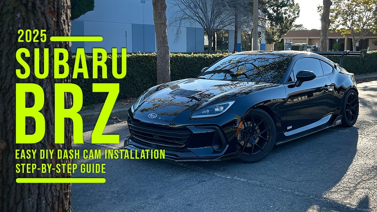 2025 Subaru BRZ | DIY Dash Cam Installation