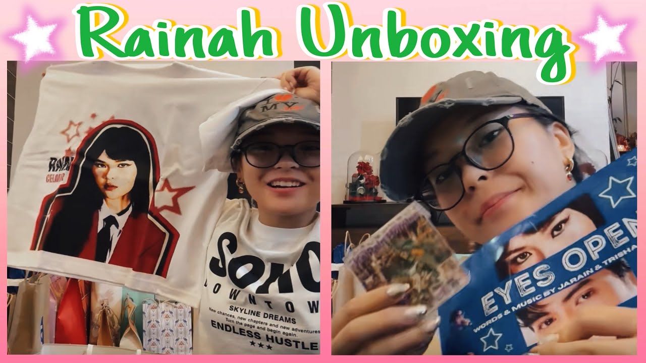 RAINAH UNBOXING GIFT FROM MEET & GREET METEORain ALBUM LAUNCH | 05-30-2025 ~ SM North edsa skydome