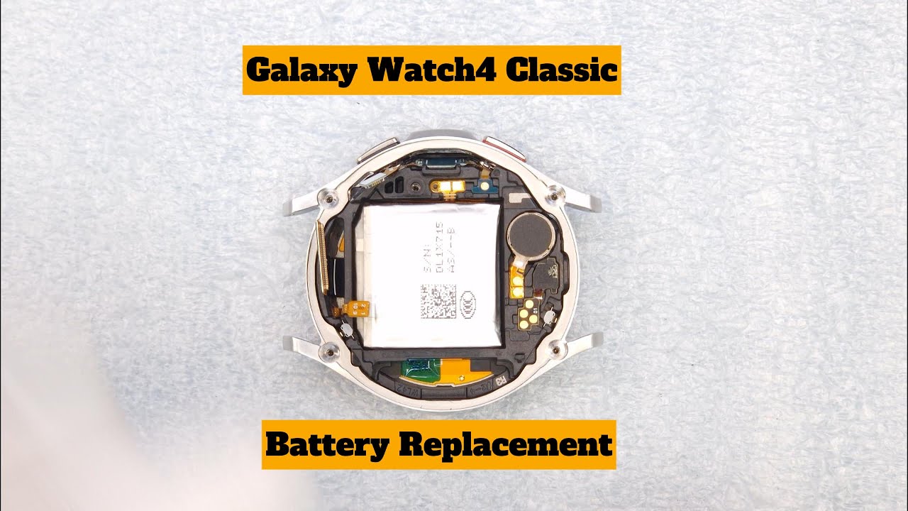 Samsung Galaxy Watch4 Classic R890 Battery Replacement  Full Repair Process