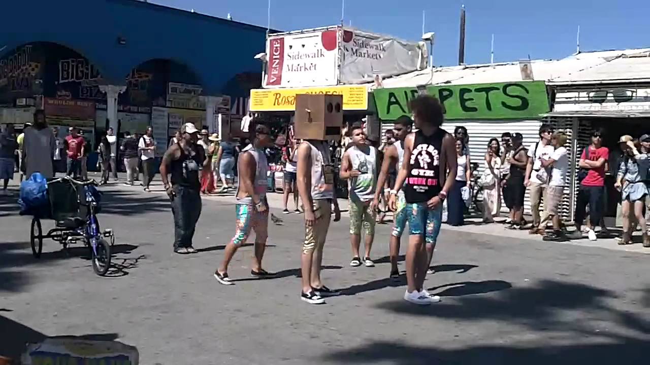 EXCLUSIVE (part 5/21) LMFAO  'SEXY AND I KNOW IT'  MUSIC VIDEO VENICE BEACH CALIF AUG 30, 2011