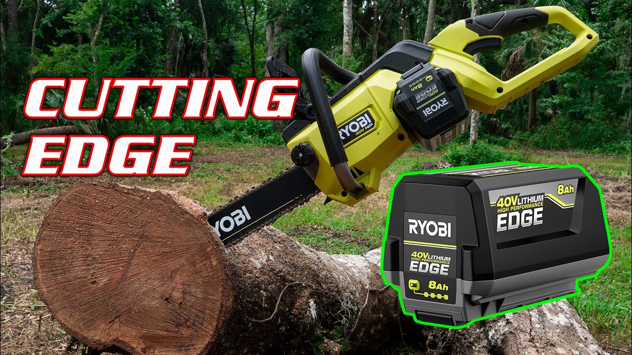 Get the EDGE! New RYOBI 8Ah 40V EDGE Battery with the new 40V HP 20