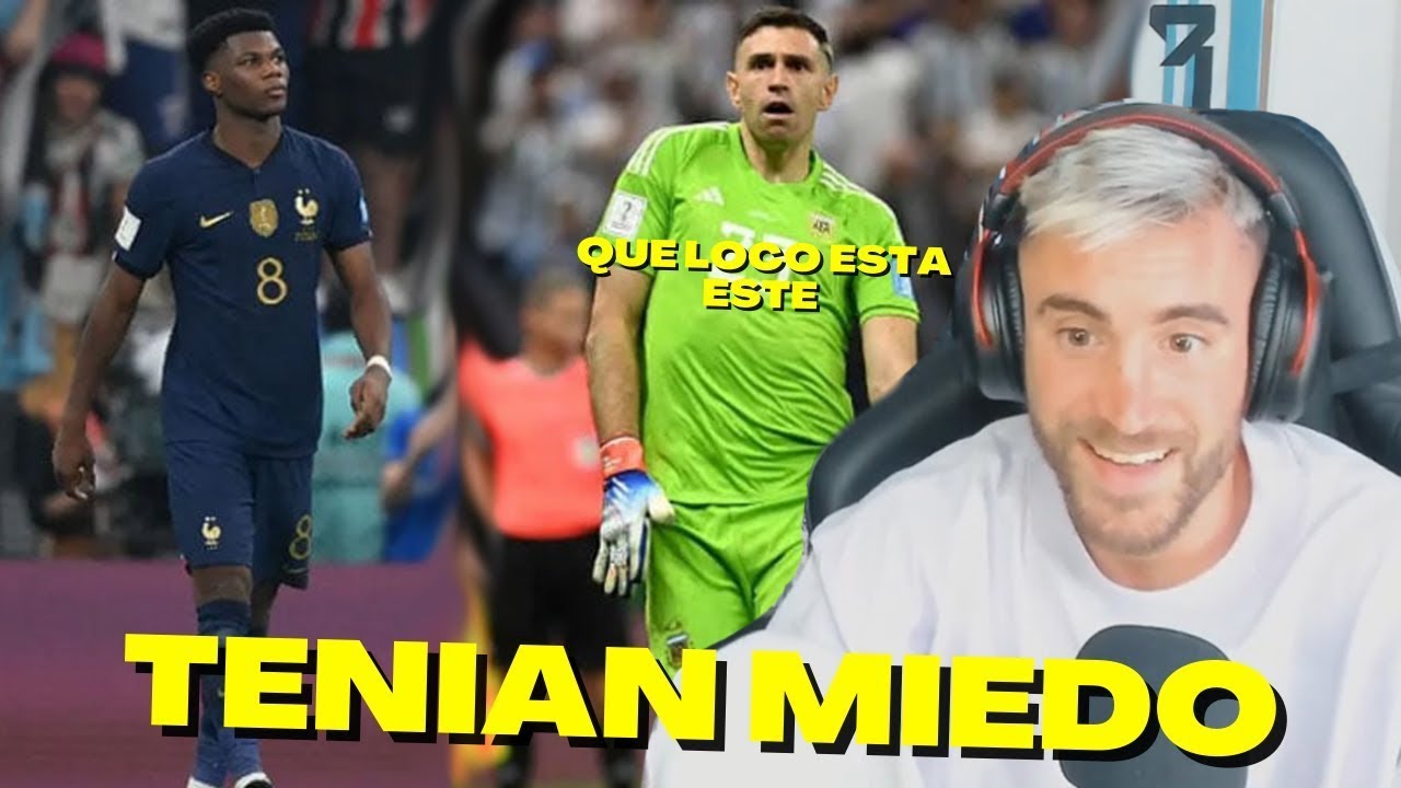 TAGLIAFICO Reacciona y Relata como vivi&oacute; LOS PENALES de la FINAL VS FRANCIA