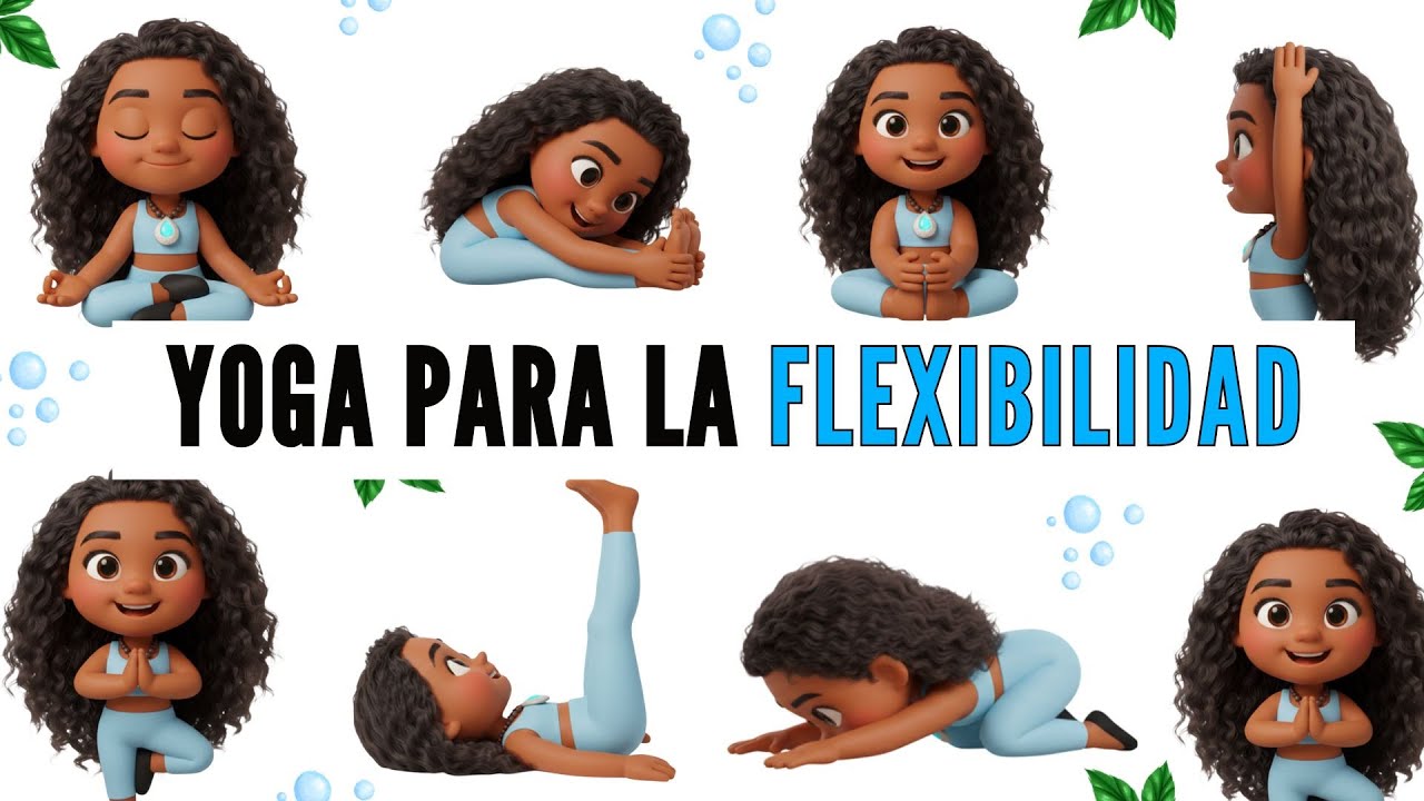 Yoga con Moana | Movimientos suaves y magia del océano | Yoga para niños con diversión