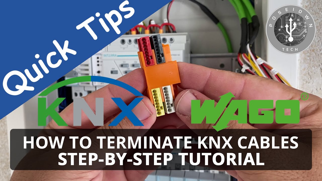 How to terminate KNX Cables into an electrical panel