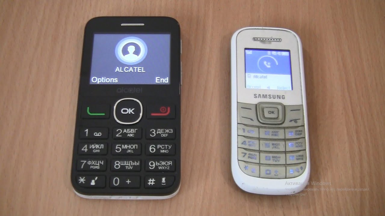 Incoming call & Outgoing call at the Same Time Alcatel 2008G+Samsung 1200M