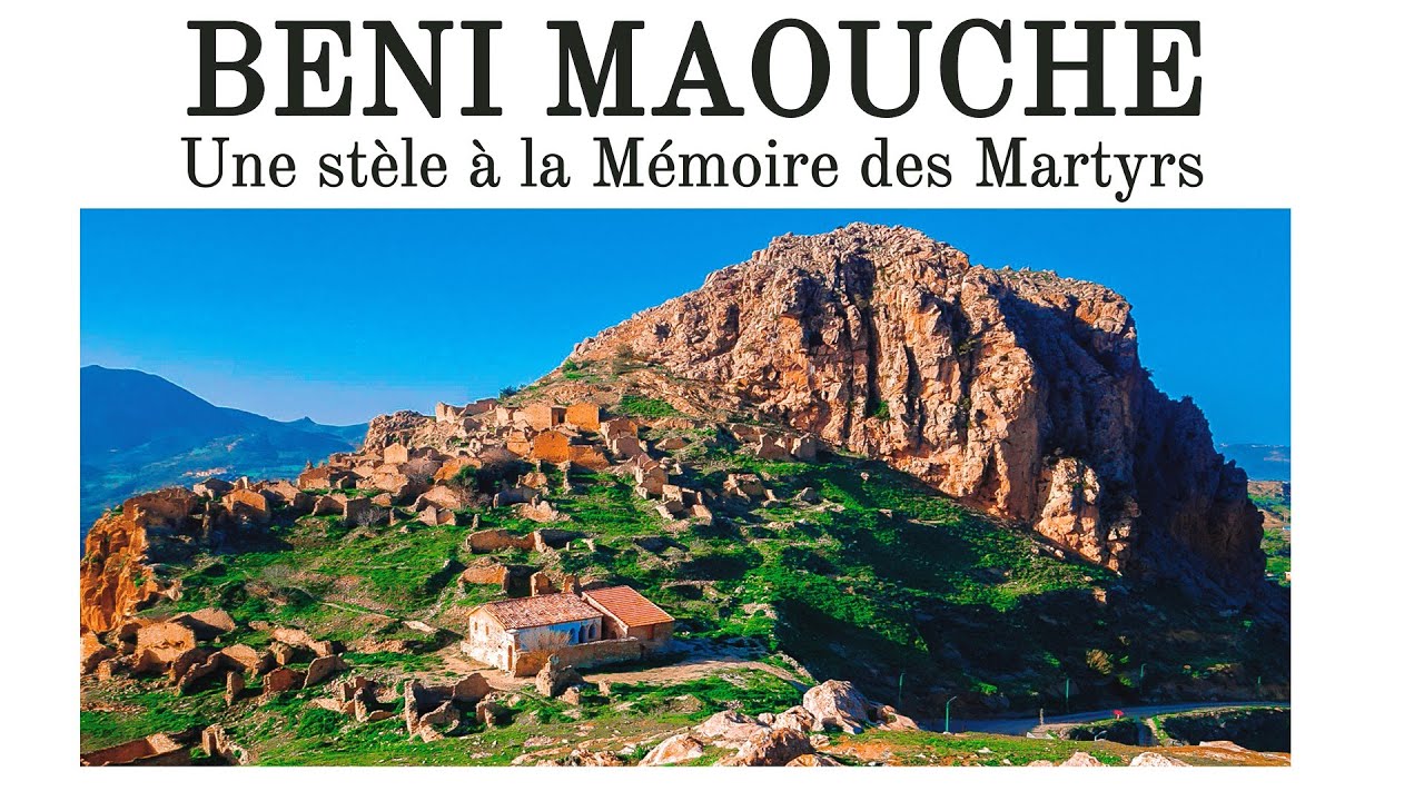 BENI MAOUCHE (BÉJAÏA) ,Une stèle à la mémoire des martyrs.