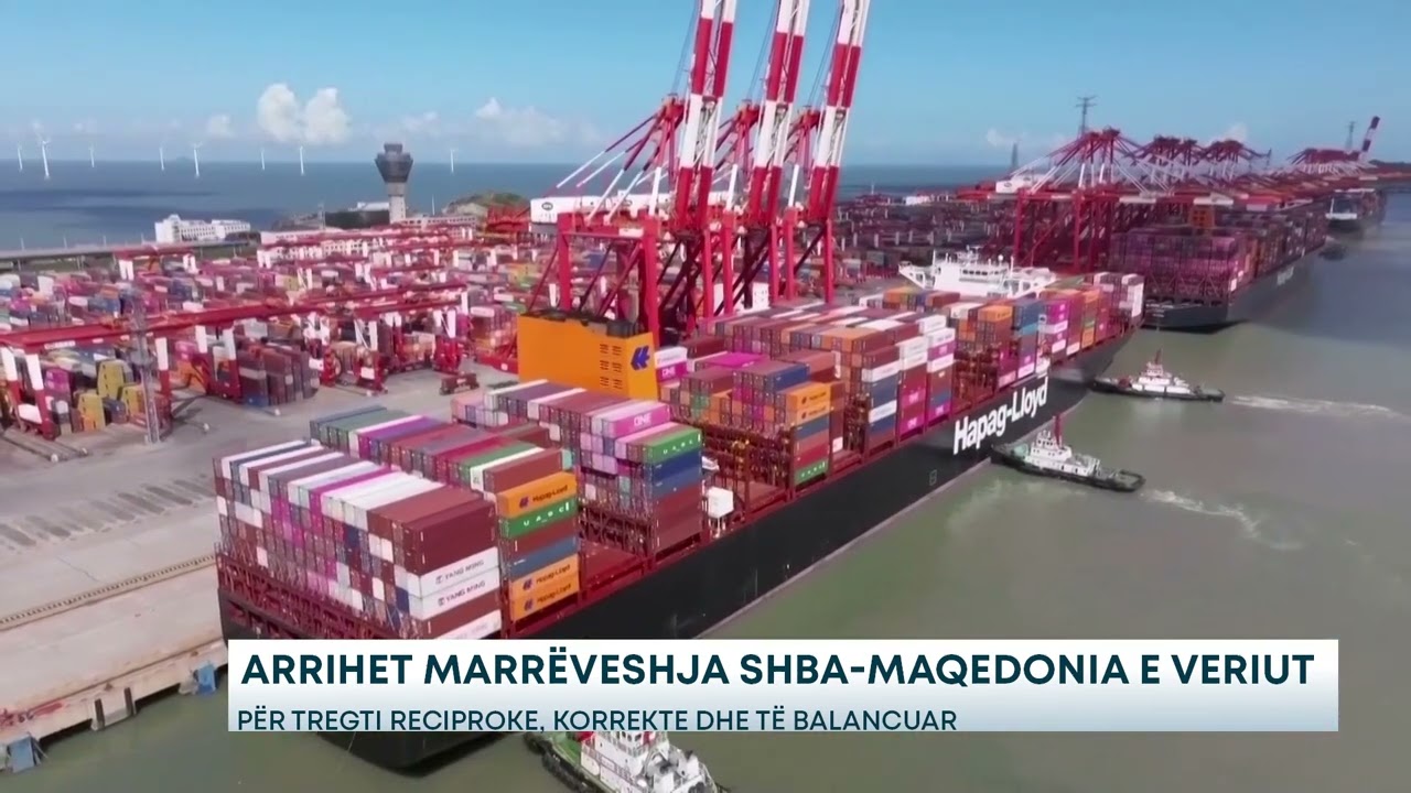 Arrihet marrëveshja SHBA-Maqedonia e Veriut Për tregti reciproke, korrekte dhe të balancuar