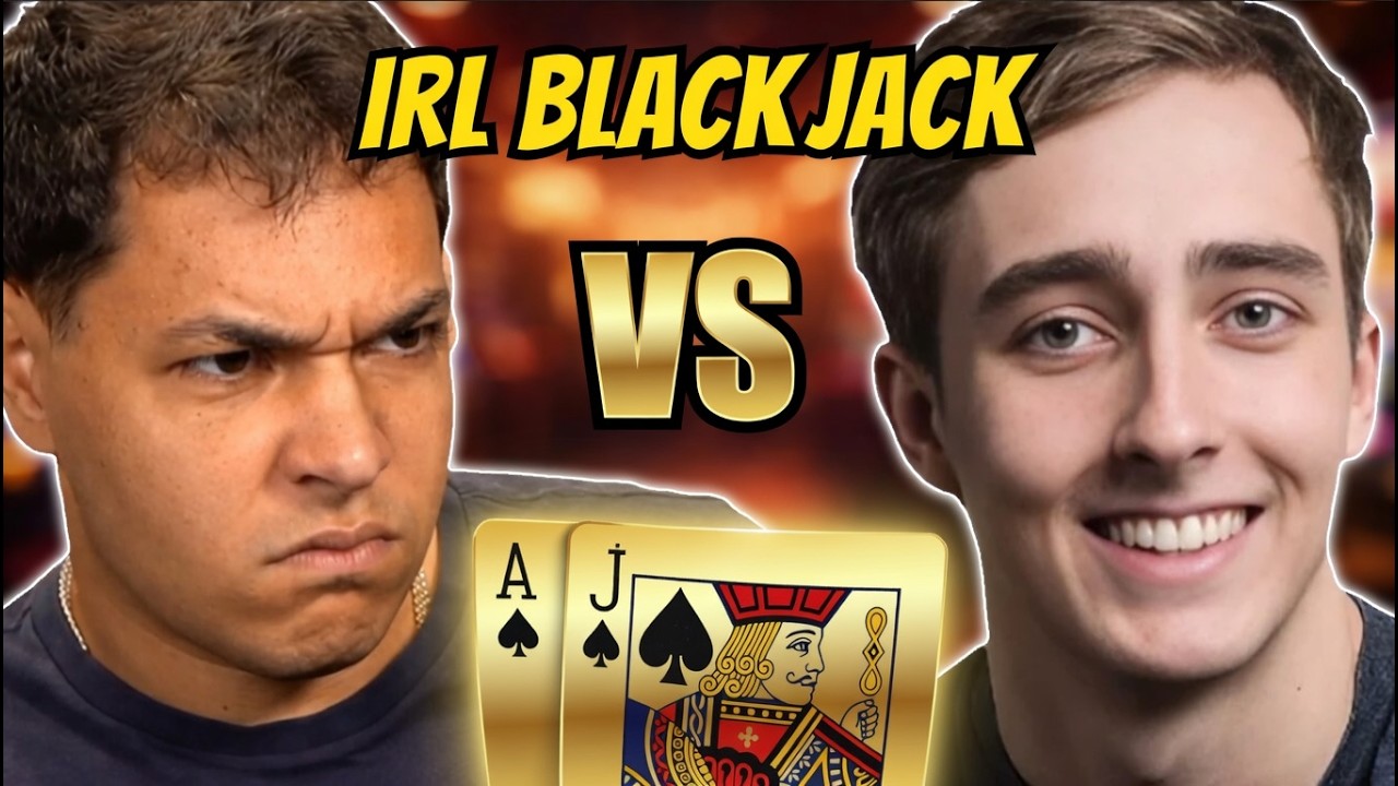 Блэкджек в реальной жизни против владельца казино Shuffle...