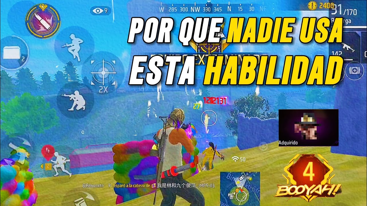 Jugando con LA HABILIDAD más INFRAVALORADA de free fire en GRAN MAESTRO