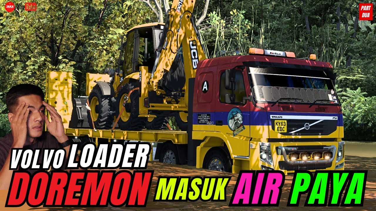 LORI DOREMON MASUK 'AIR' PAYA PULAK ❓❗ MACAM MANA NAK HANTAR BACKHOE KE MASJID ❗❗ [PART DUA]