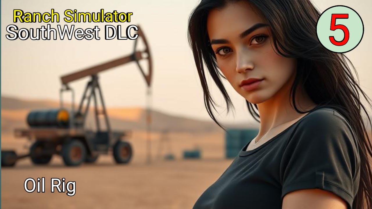 #5 Oil Rig for Fast Money Generation 🐷🐷 Ranch Simulator DLC Map Gameplay Walkthrough  🐷🐷