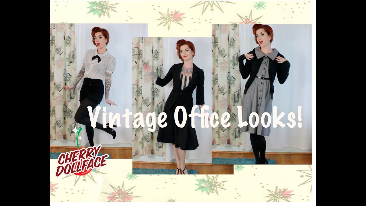 Vintage & Rockabilly Inspired Work Looks! by CHERRY DOLLFACE