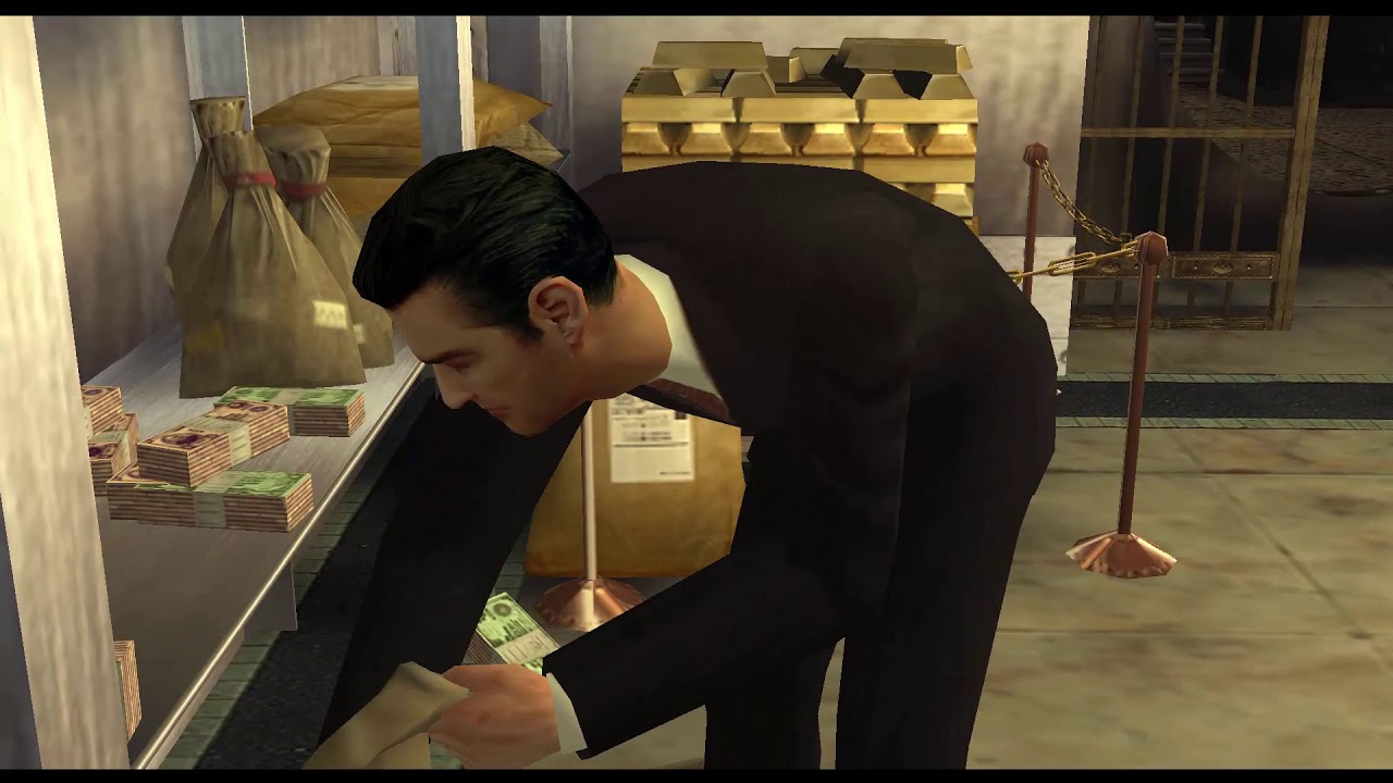 Mafia 1 (Melouch - Bankovní loupež) bez výstřelu