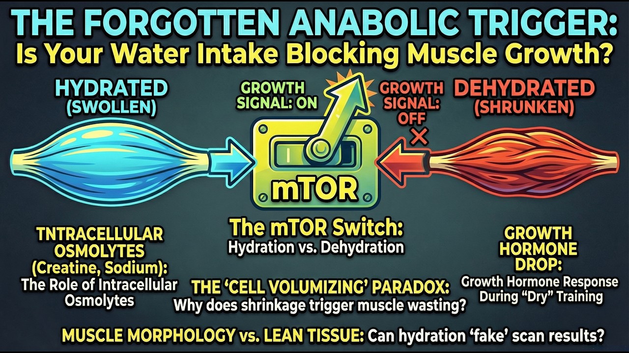 mTOR & Hydration: The Hidden Biological Switch for Faster Hypertrophy
