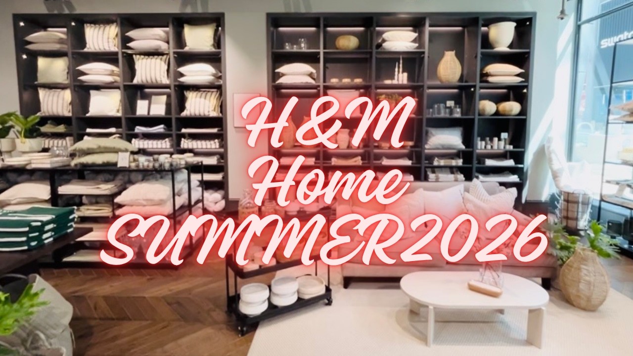 Co nowego w H&M Home lato 2026, chodź na zakupy ze mną | Birmingham Secret Garden