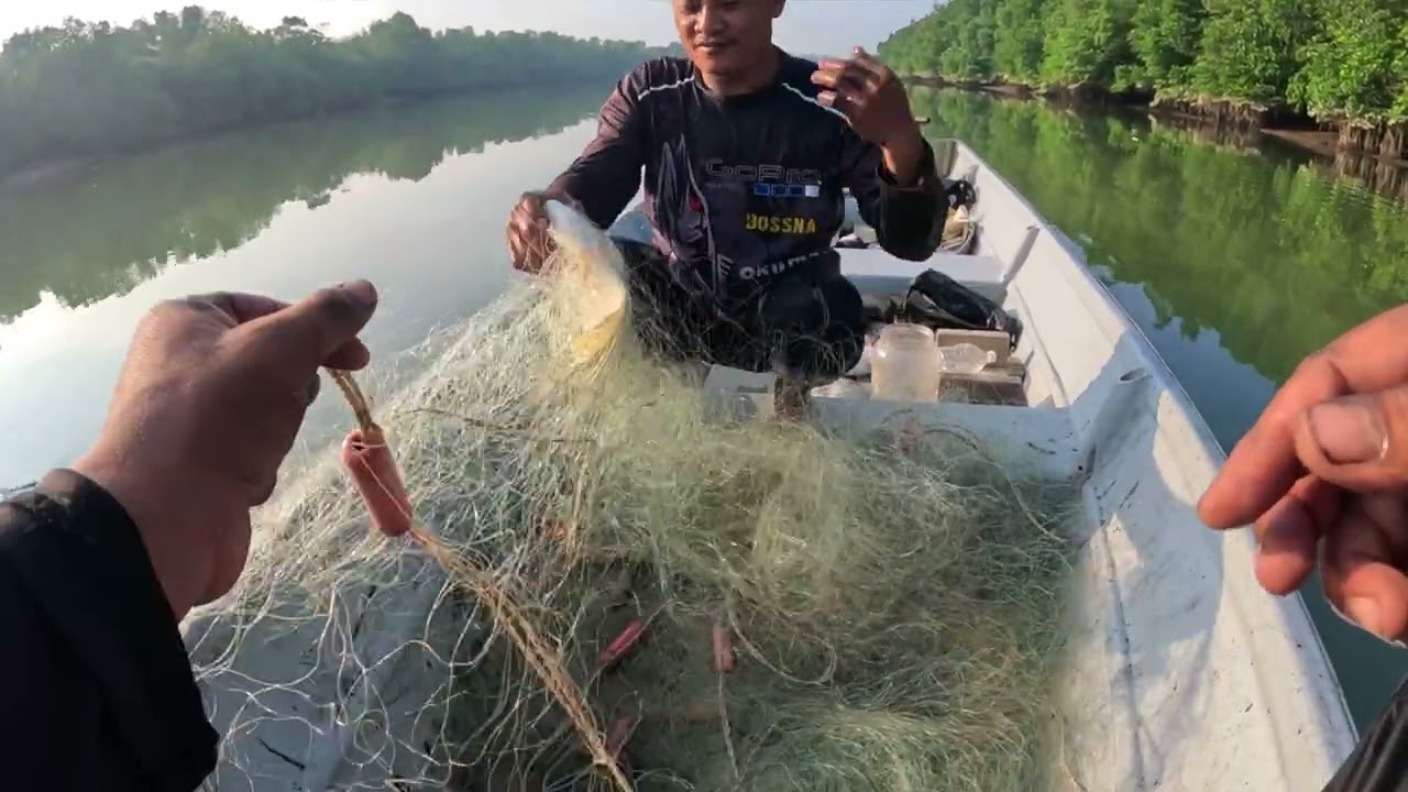 KEMBALI MEMASANG PUKAT JARING DI SUNGAI🔥