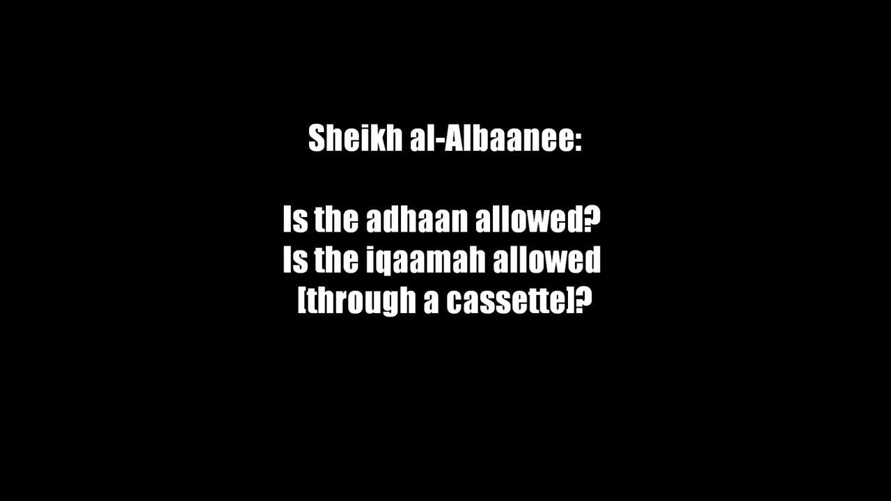 Performing Ruqyah through a Cassette Sheikh Muhammad Naasir ud Deen al Albaanee