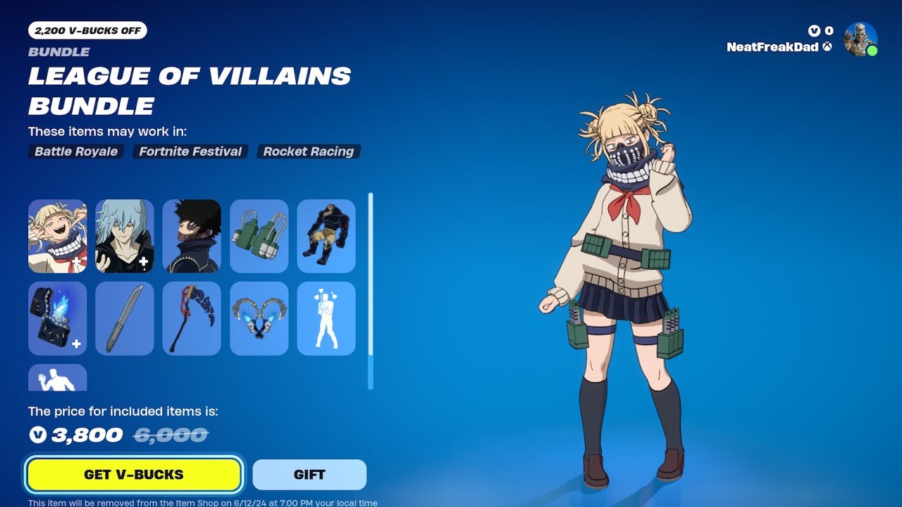 Fortnite Item Shop 06/09/24 My Hero Academia Skin's Are Back!
