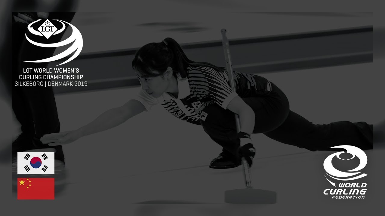 Korea v China - round robin - LGT World Women's Curling Championships 2019