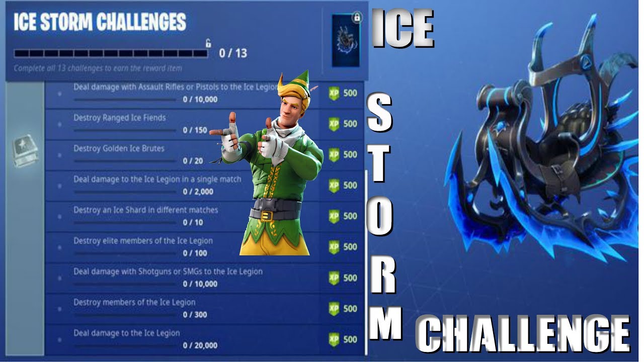 FORTNITE ICE STORM CHALLENGE GUIDE(TIPS & TRICKS)