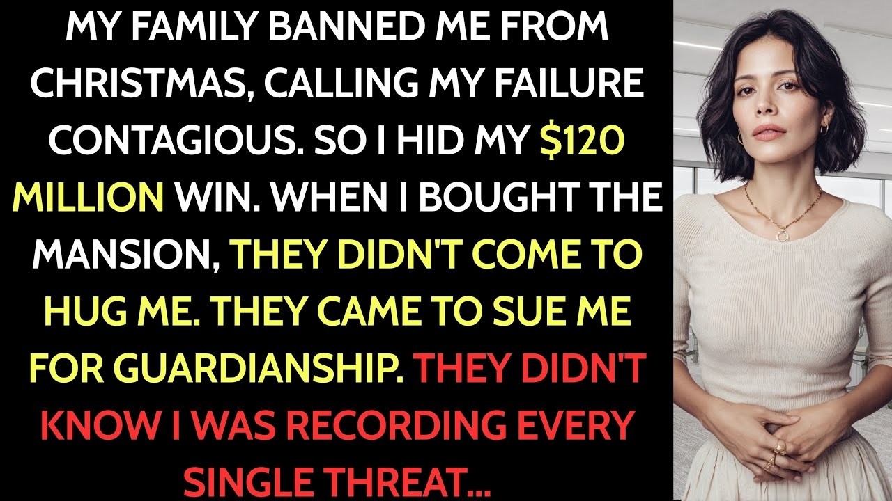 I Hid From My Family That I Had Won $120,000,000. But When I Bought A Fancy House, They Came...