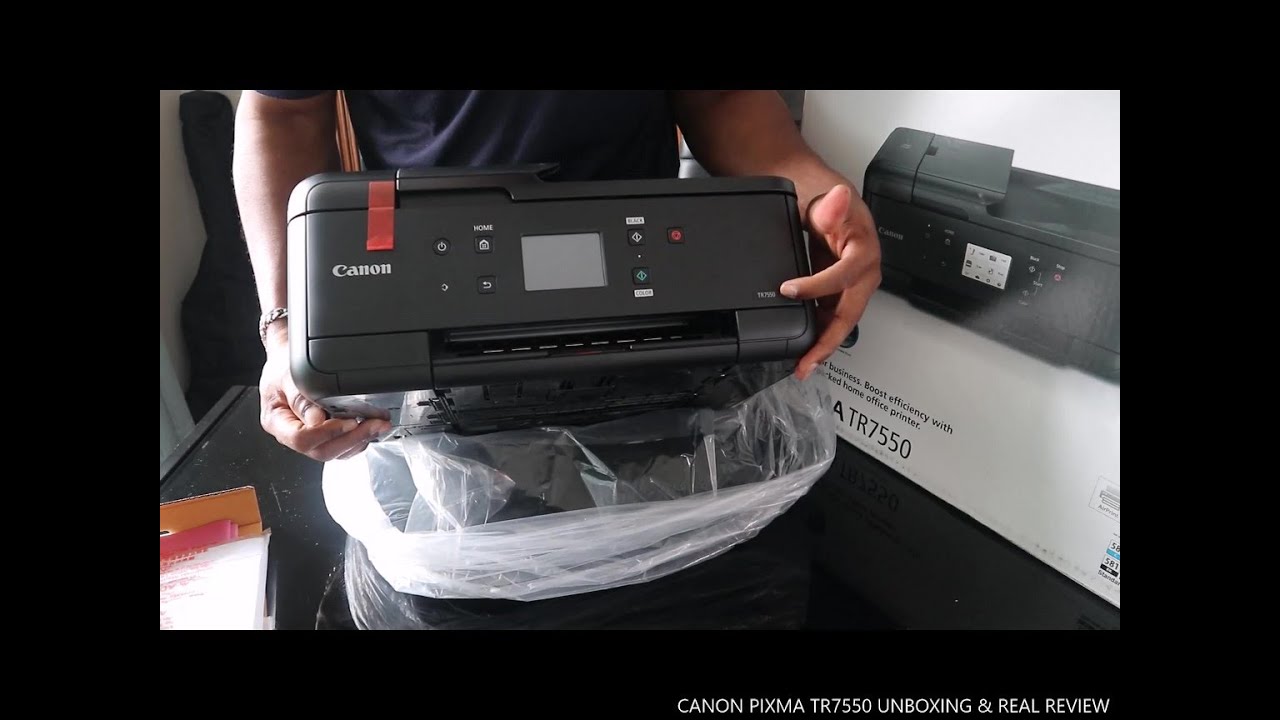 CANON PIXMA TR7550 UNBOXING & REAL REVIEW