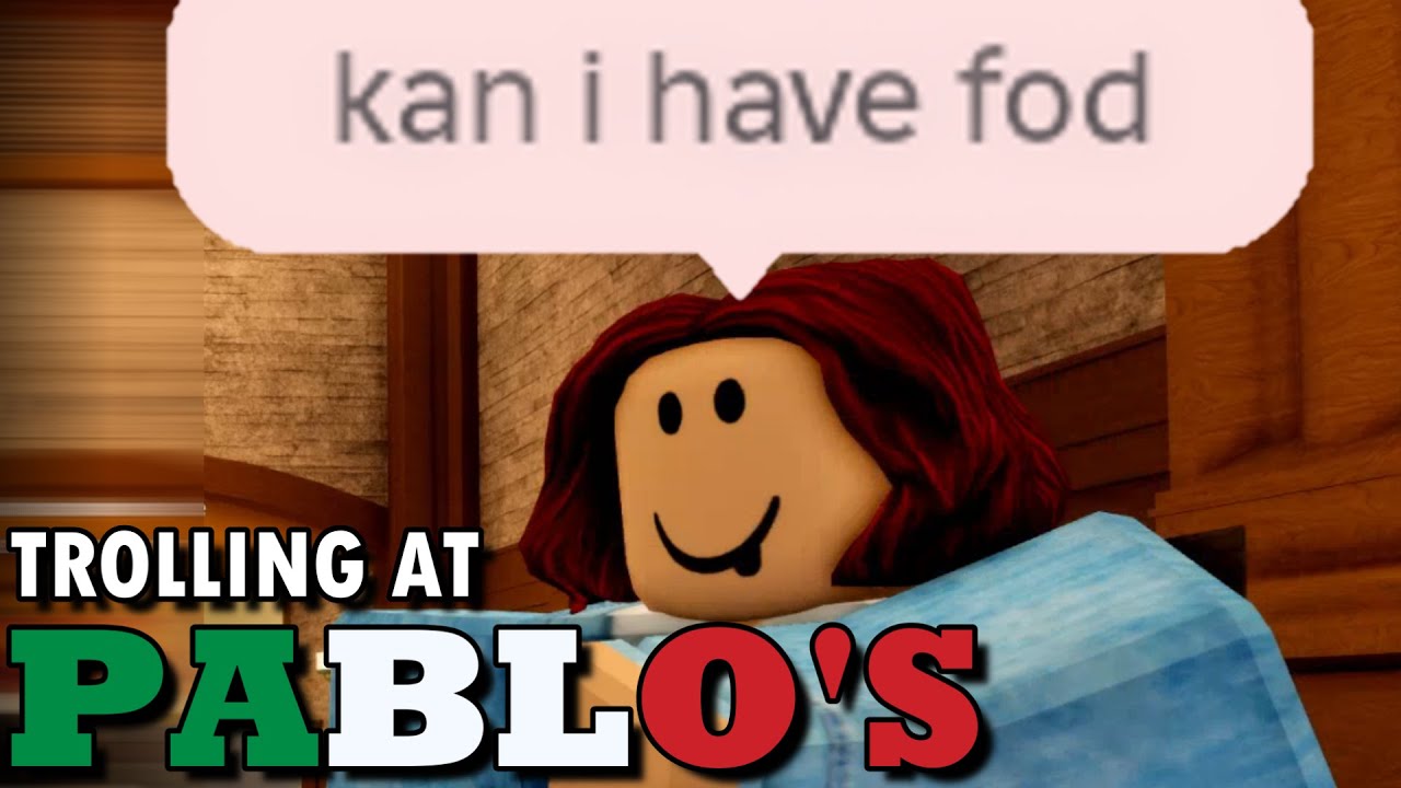 BANNED BY AN ADMIN AT PABLO'S?! | Trolling at Pablo's Italiano Restaurant | ROBLOX