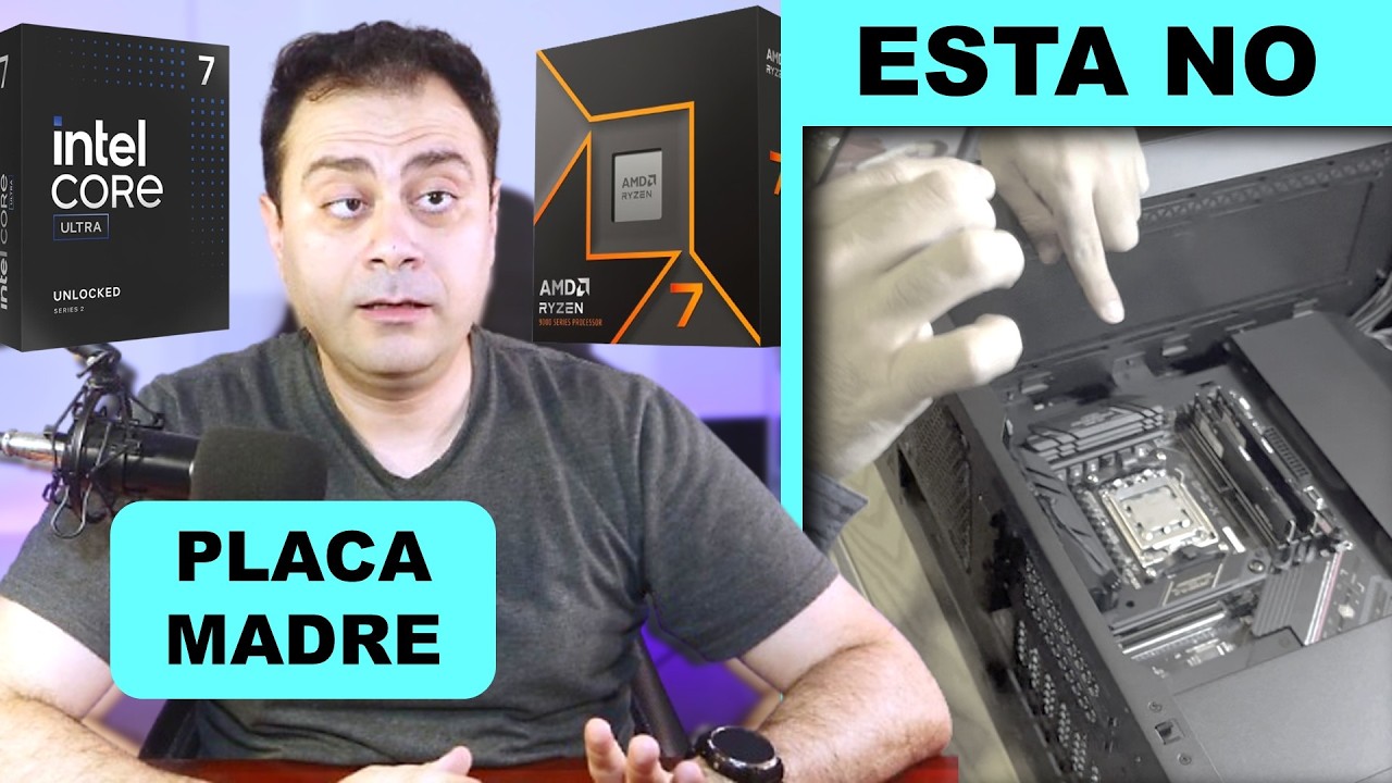 🫡 PROCESADOR y PLACA MADRE. AMD e INTEL. PC Gaming. No te equivoques al comprar.