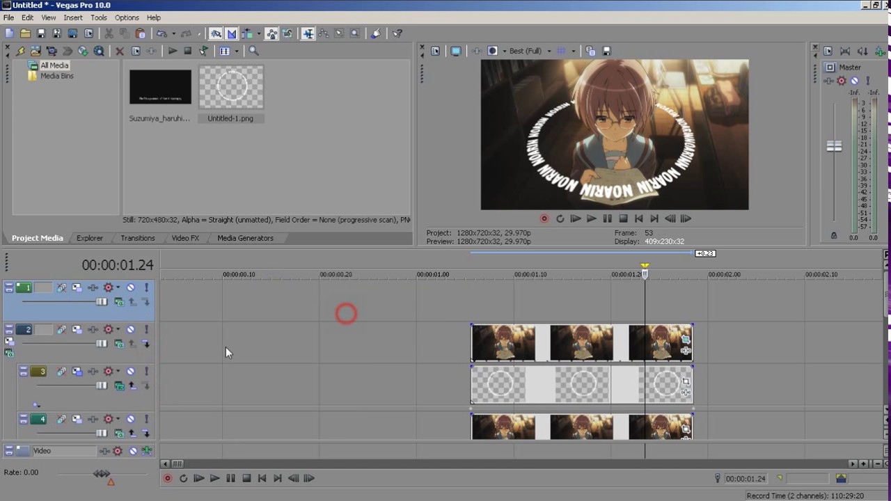[Sony Vegas Pro] animated text