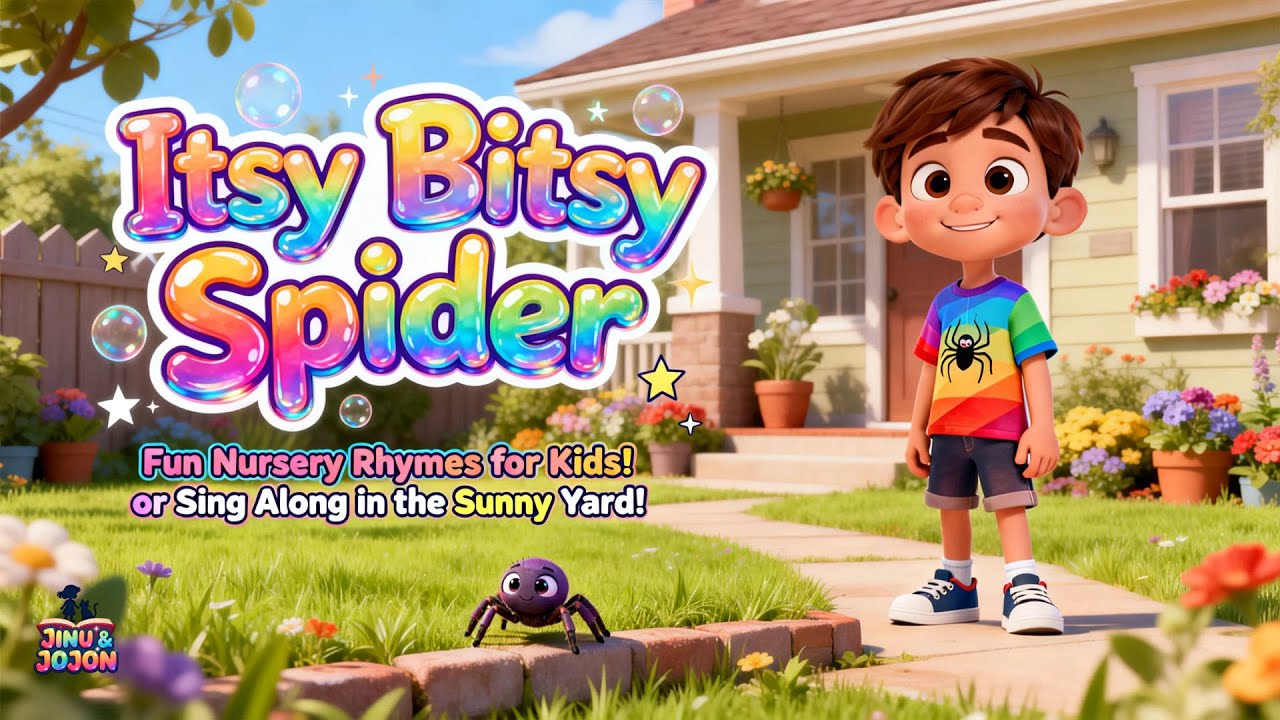 Itsy Bitsy Spider Nursery Rhymes Joyful Learning Song for Children 🕷️🌟