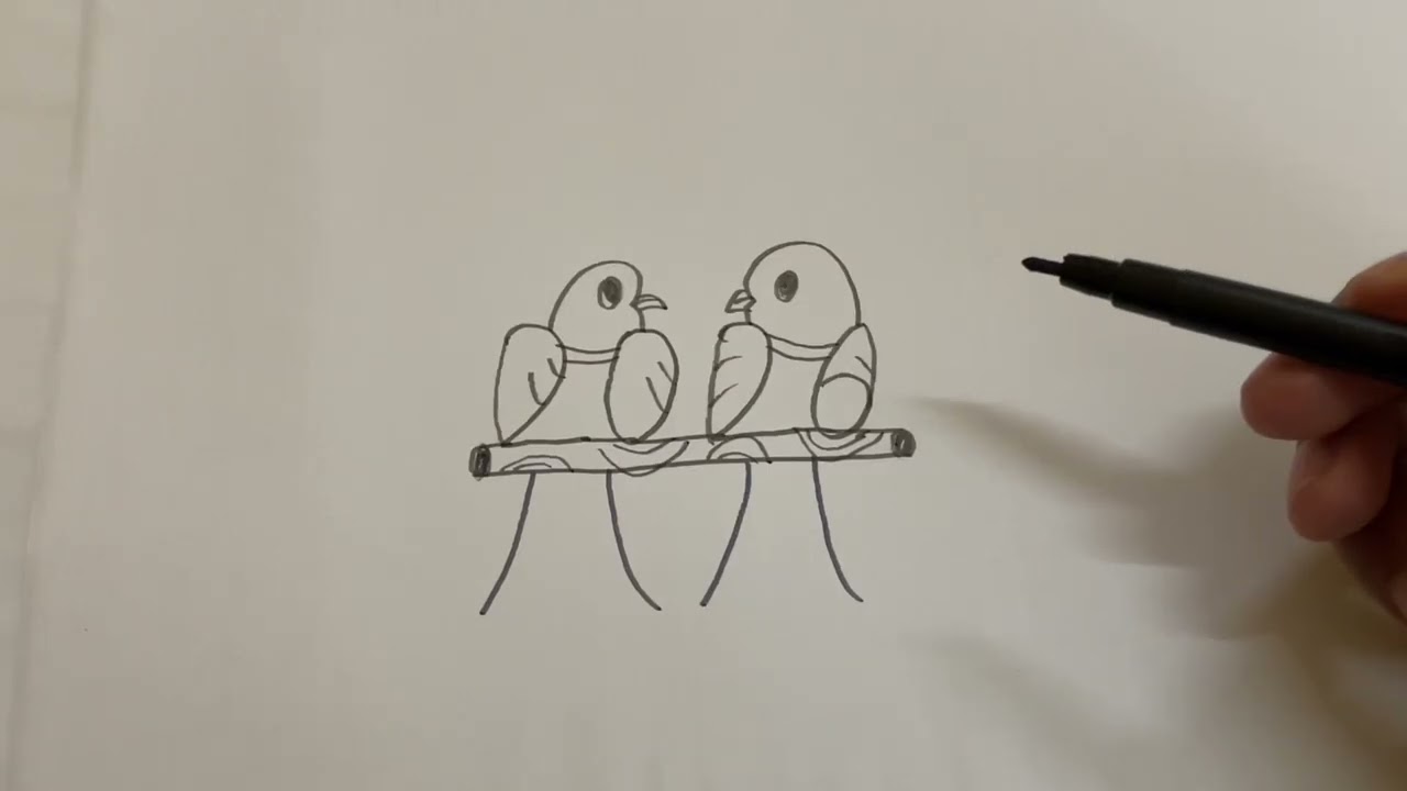 Drawing a Parrot from Number 2026 | Easy Number Art Drawing Step by Step