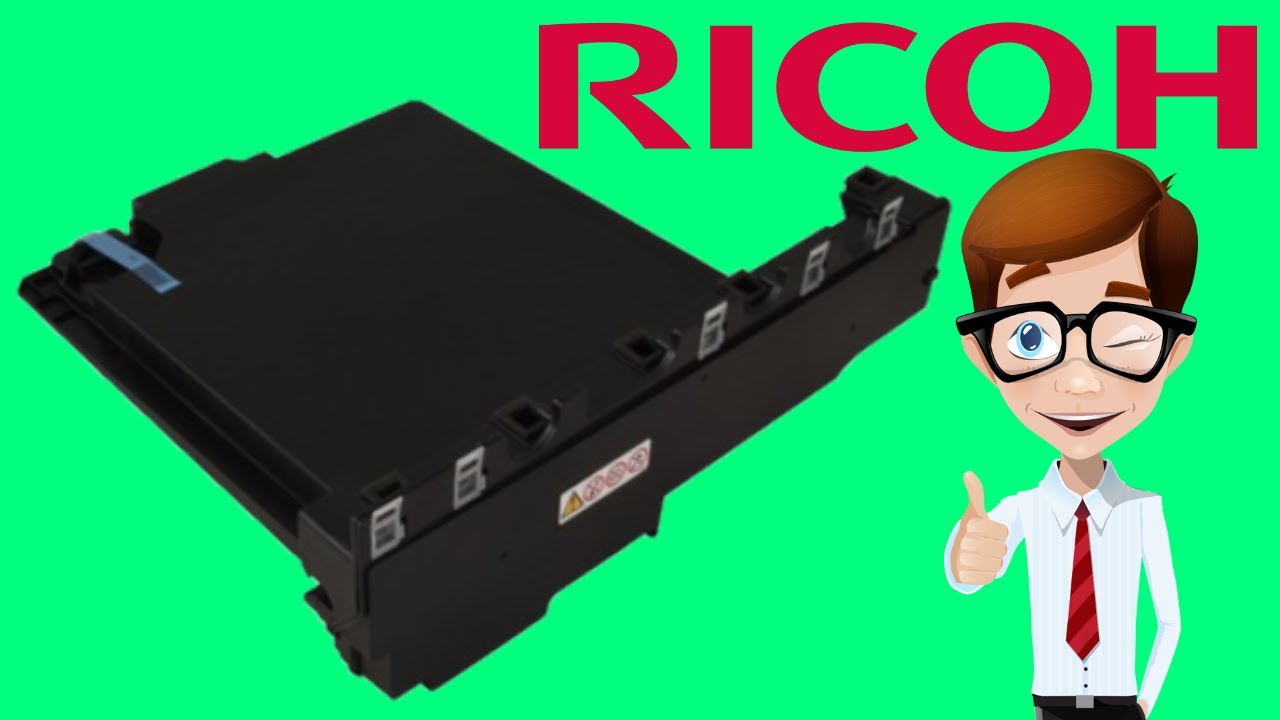 Waste toner bottle replacement in 5 easy steps! | Ricoh IM C300, 400, MP C306 and 307.