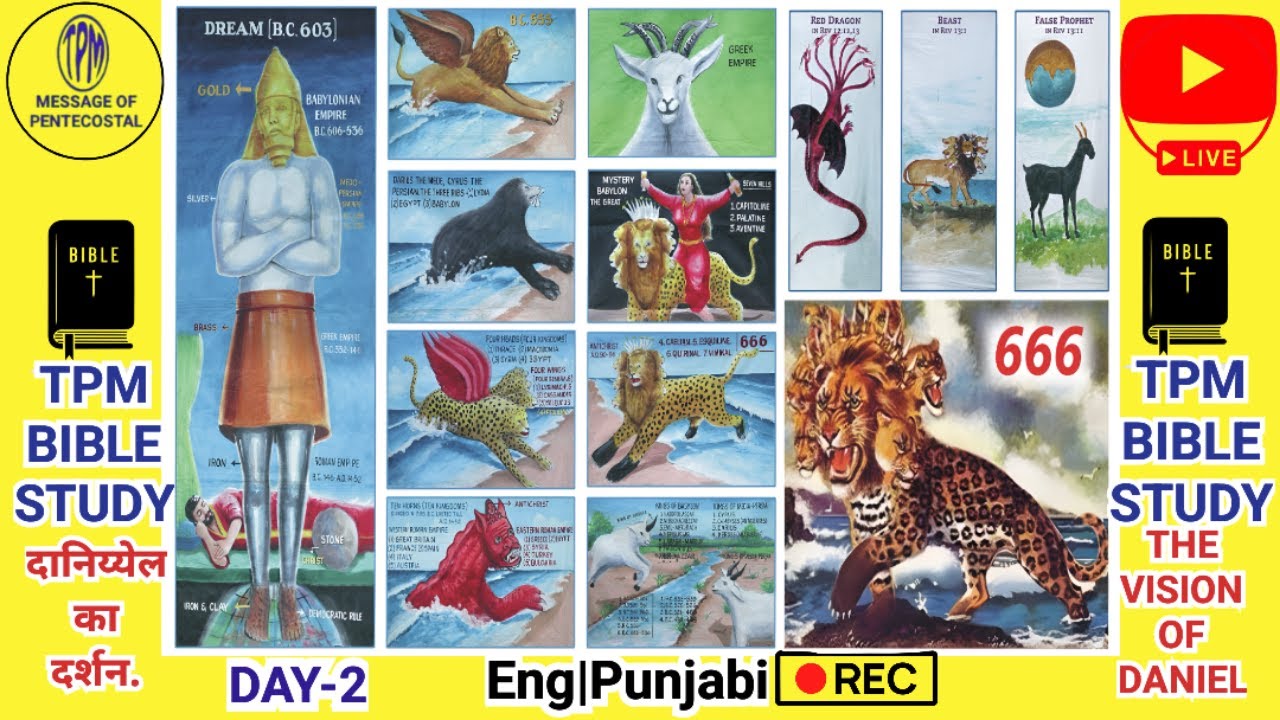 TPM Special Bible Study Pas:Shyam Sundar|Day-2| The vision of Daniel |Eng|Punjabi|Year 2025