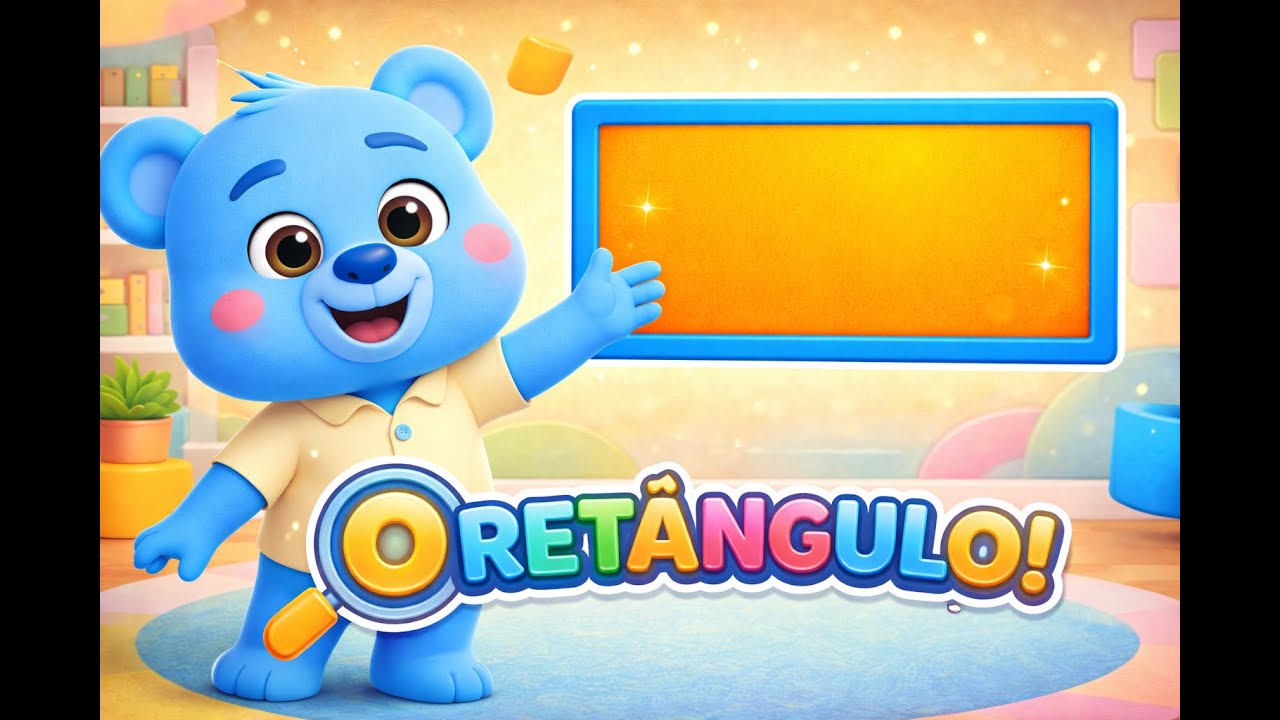 O Retângulo | Formas Geométricas para Crianças | Música Educativa Infantil