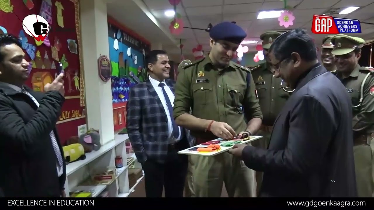 Visit of IPS Aditya Kumar Sir | G.D. Goenka Public School, Agra | GAP