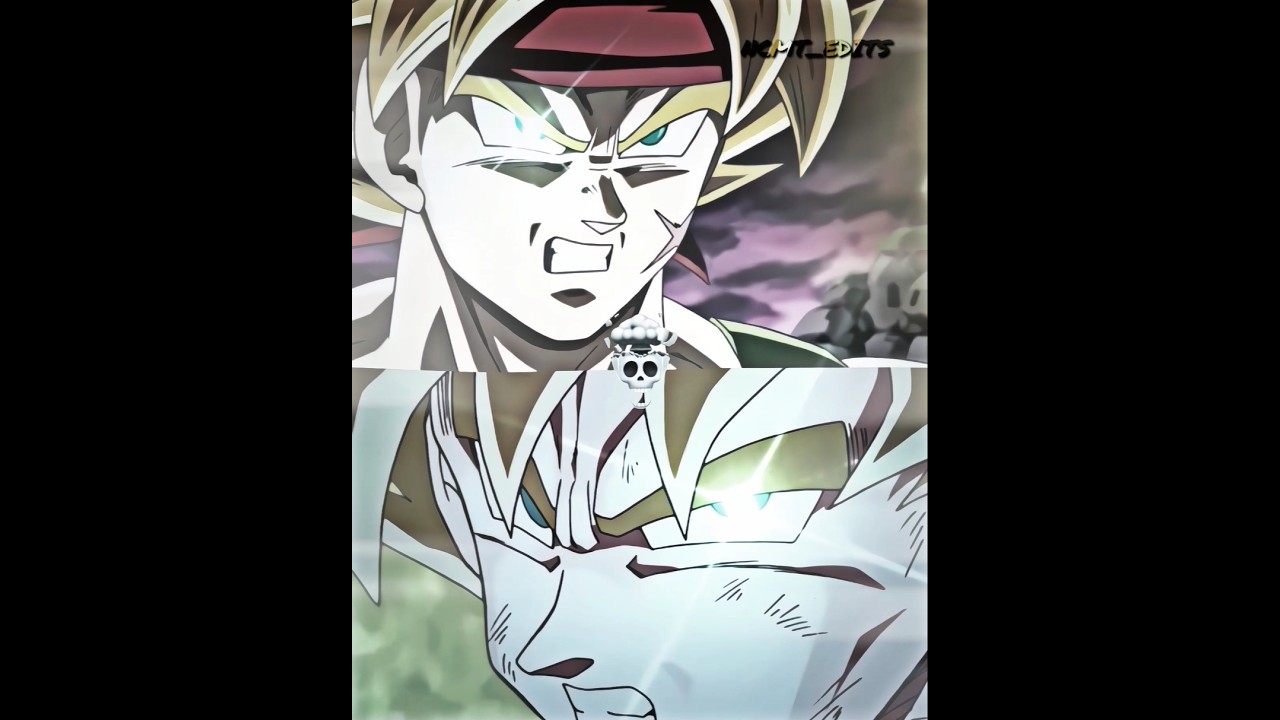 Goku x Bardock Super Saiyan for the first time ☠💀 #goku #bardock #dbz #ssj #skulledit