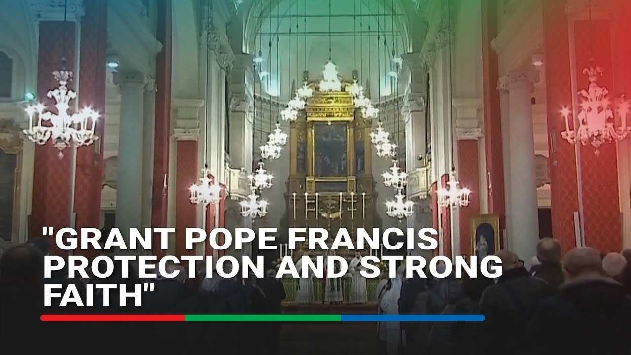 Cardinal Matteo Zuppi leads prayer for ailing Pope Francis in Bologna | ABS-CBN News