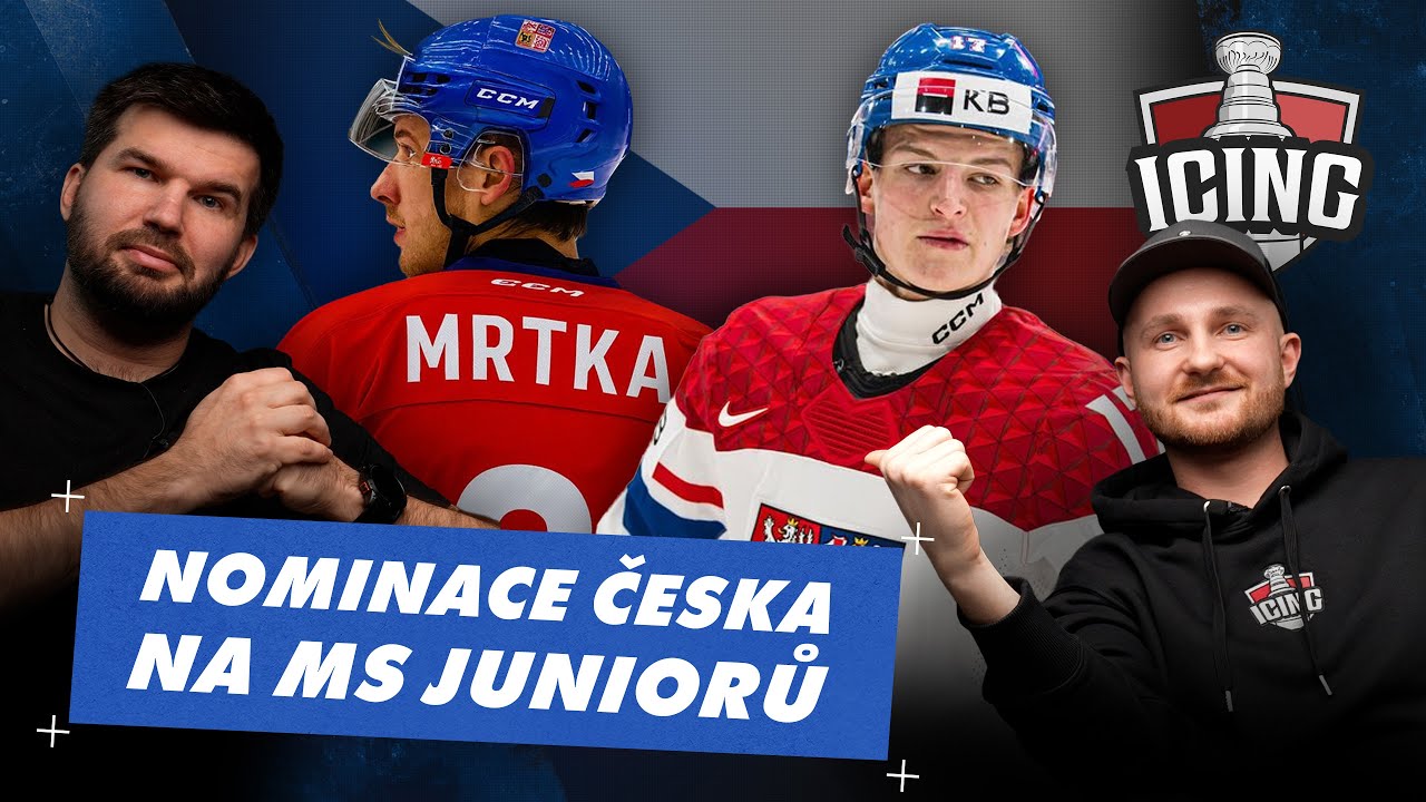 Česko m&aacute; na medaili. Hodnocen&iacute; česk&eacute; nominace a preview MS juniorů. Kdo sraz&iacute; Kanadu? | icing #189