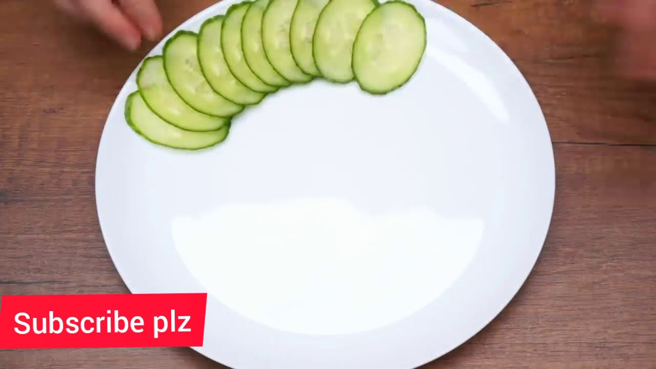 Salad decoration tutorial