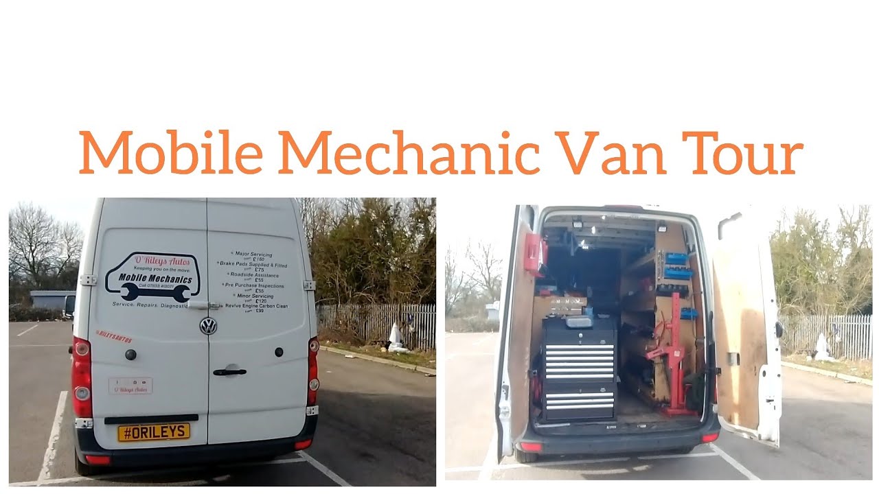 Mobile Mechanic Van Setup Tour - O'Rileys Autos