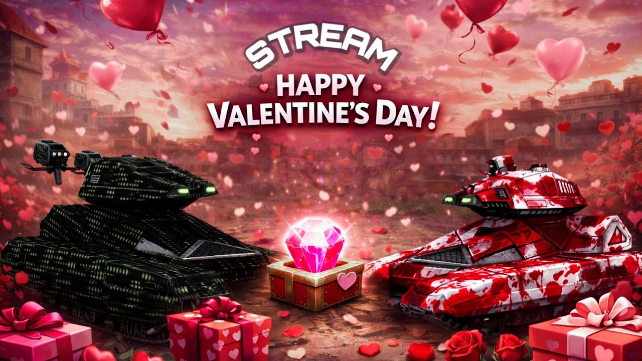 💛 STREAM TANKI ONLINE - С ДНЕМ СВЯТОГО ВАЛЕНТИНА! НОВЫЙ РОЛИК НА КАНАЛЕ 💛