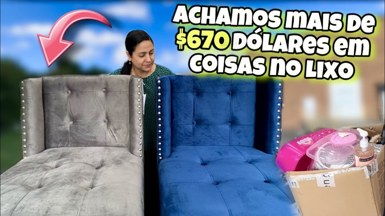 Achamos mais de $670 dólares em coisas no lixo dos Estados Unidos!🇺🇸