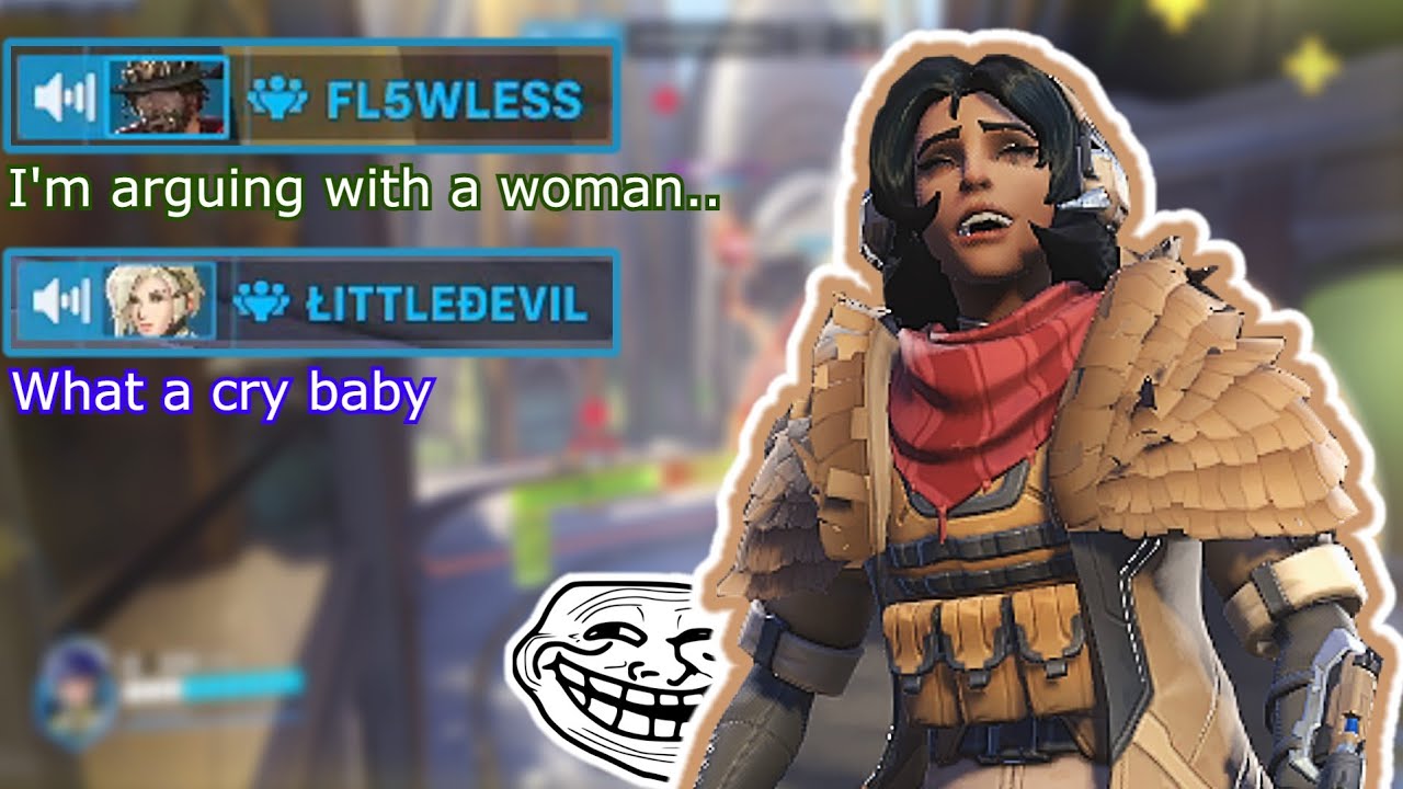 Toxic Dps turns sexist after one bad fight! (Overwatch 2)