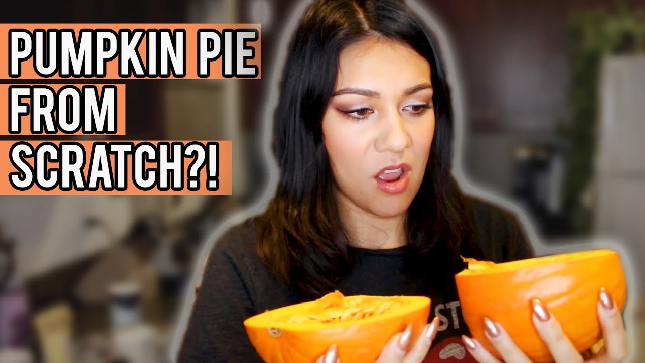 Making pumpkin pie from an actual PUMPKIN... | Tasty Tuesday