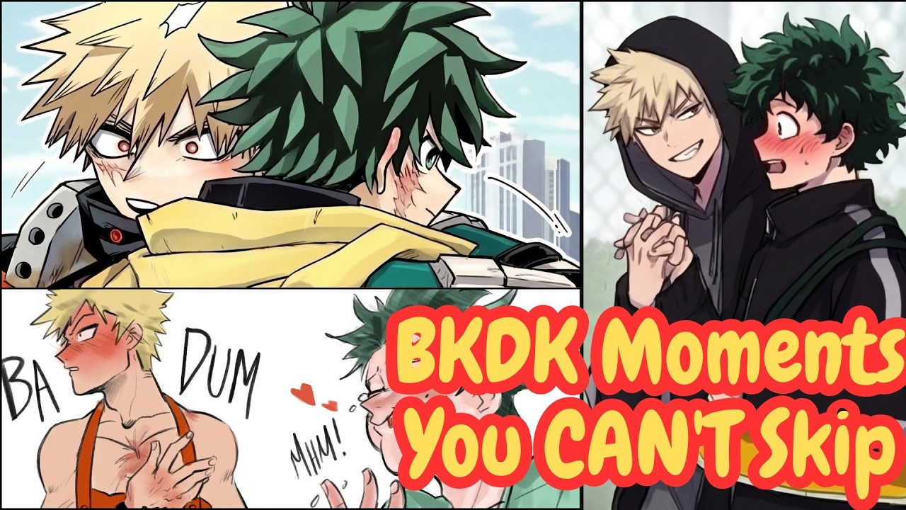 🔥💚 Моменты из BKDK, которые нельзя пропустить ❤️ | Милый, забавный и хаотичный комикс Деку и Баку...
